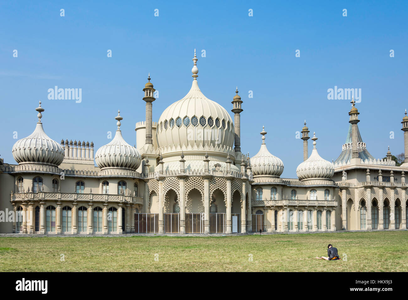 La Brighton Royal Pavilion, Old Steine, Brighton East Sussex, England, Regno Unito Foto Stock