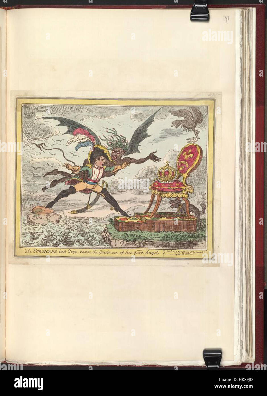 Librerie di Bodleian, la Corsica , l'ultimo viaggio, sotto la guida del suo angelo buono Foto Stock