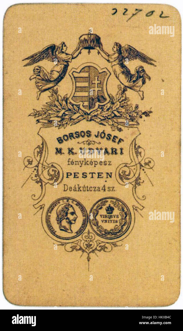 Borsos tergo 1870-74 Foto Stock