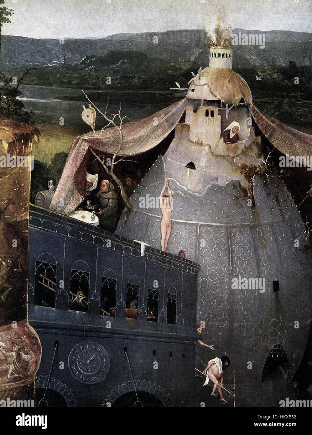 Bosch Hieronymus - Trittico della Tentazione di Sant'Antonio (dettaglio) - 1505-06 Foto Stock