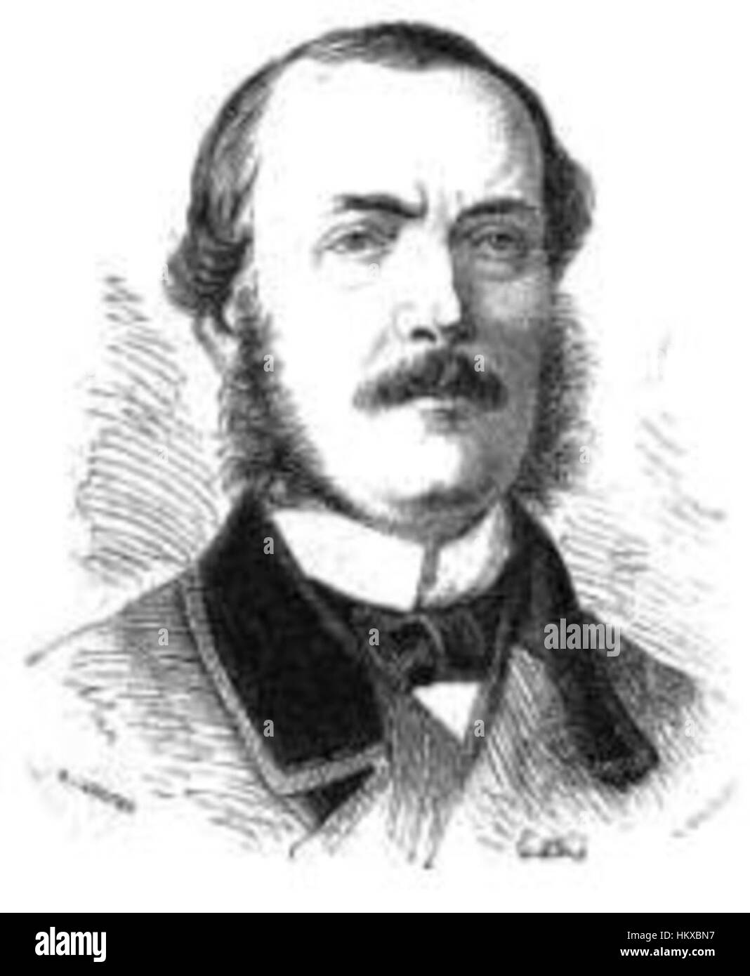 Francois Joseph Calixte Bournat era un artista notevole, riconosciuto per il suo lavoro nella pittura e nel disegno. La sua arte riflette l'influenza dei movimenti artistici europei del XIX secolo. Foto Stock