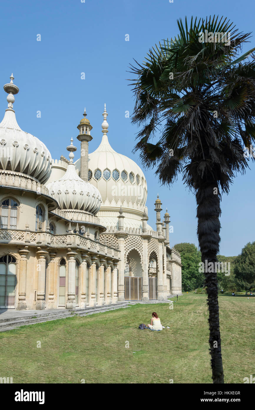 La Brighton Royal Pavilion, Old Steine, Brighton East Sussex, England, Regno Unito Foto Stock