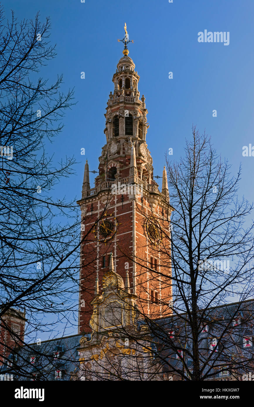 Biblioteca Universitaria torre Leuven Belgio Foto Stock