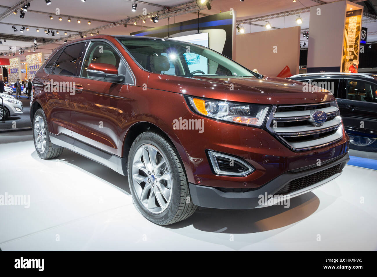 AMSTERDAM - 16 Aprile 2015: Ford Edge mostrato al AutoRAI 2015. Foto Stock