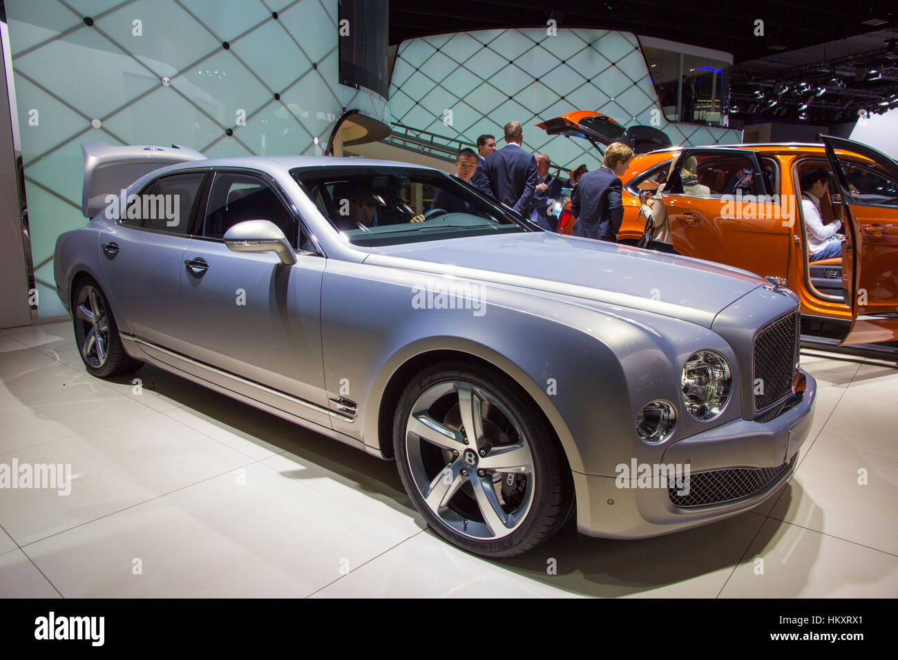 Francoforte, Germania - 16 SET 2015: Bentley Mulsanne al IAA 2015. Foto Stock