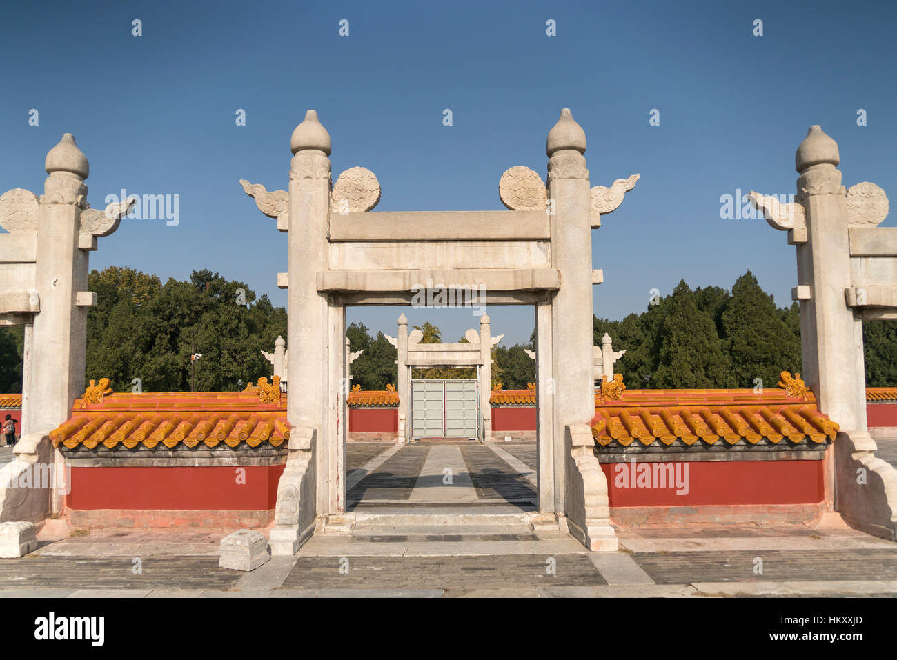 Tempio della Terra, Pechino, Cina Foto Stock