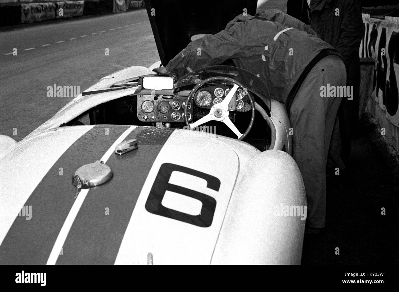 1954 Phil Walters noi John Fitch noi Ferrari 375MM di Le Mans dnf GG Foto Stock