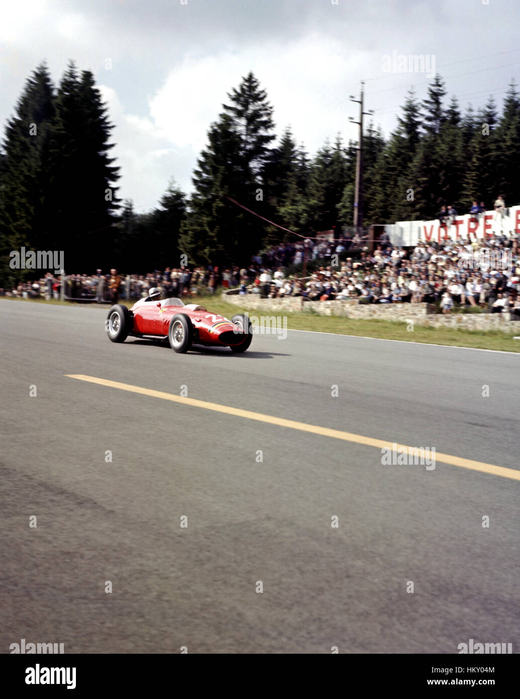 1960 Willy Mairesse belga 246 Ferrari Dino Spa GP belga dnf GG Foto Stock