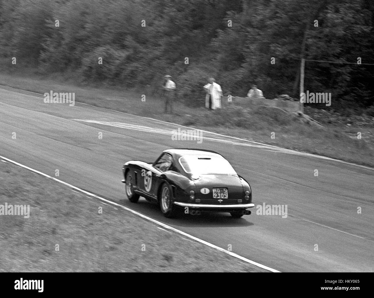1961 Stirling Moss GB Ferrari 250 GT Brands Hatch Peco Trophy 1GG Foto Stock