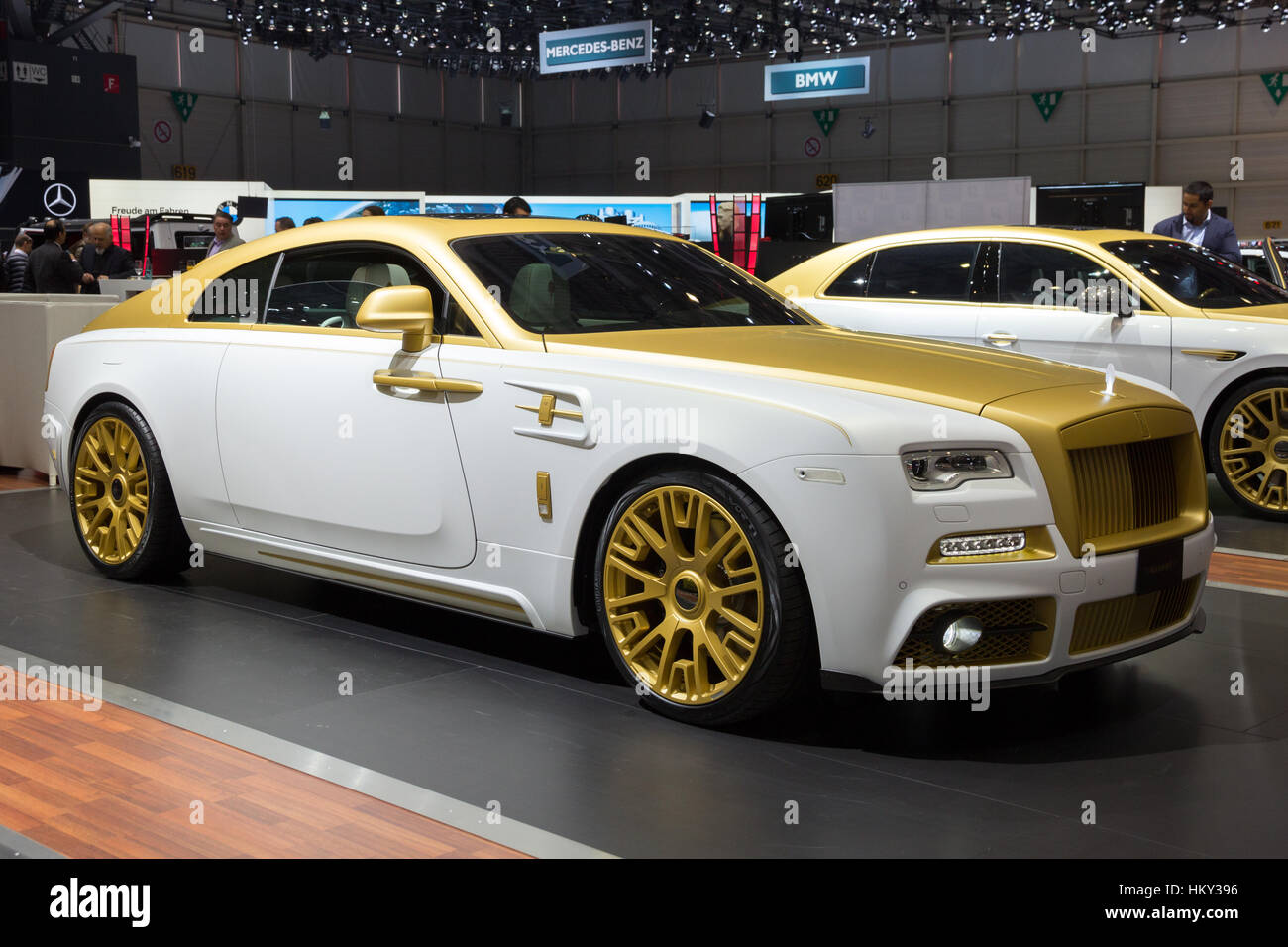 Ginevra, Svizzera - 1 Marzo 2016: Mansory Rolls-Royce Necrospettro mostrato al 86° Salone Internazionale di Ginevra a Palexpo, Ginevra. Foto Stock