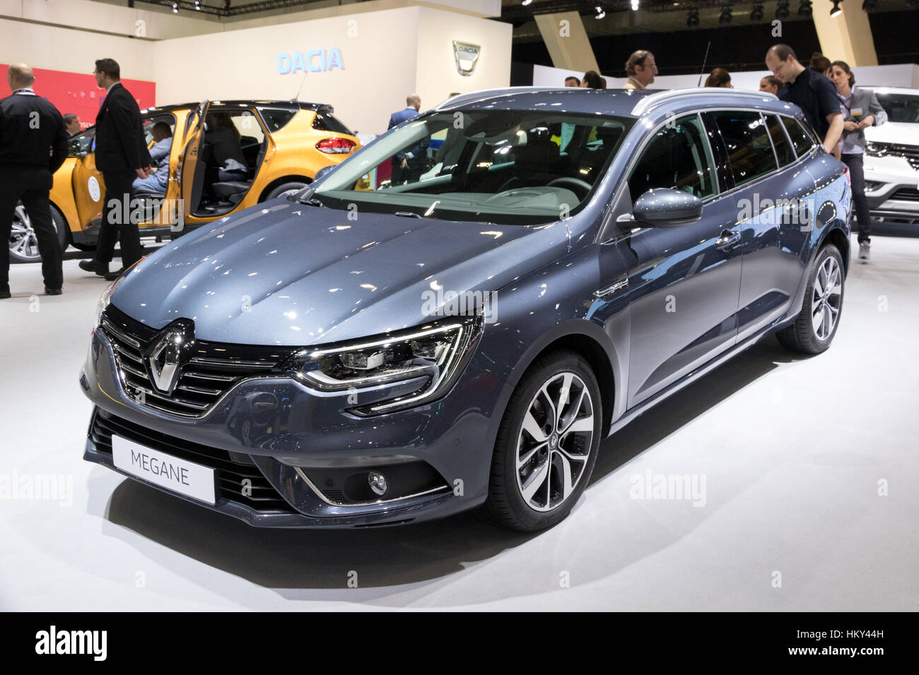 Bruxelles - Jan 19, 2017: Renault Megane presso il Motor Show di Bruxelles. Foto Stock