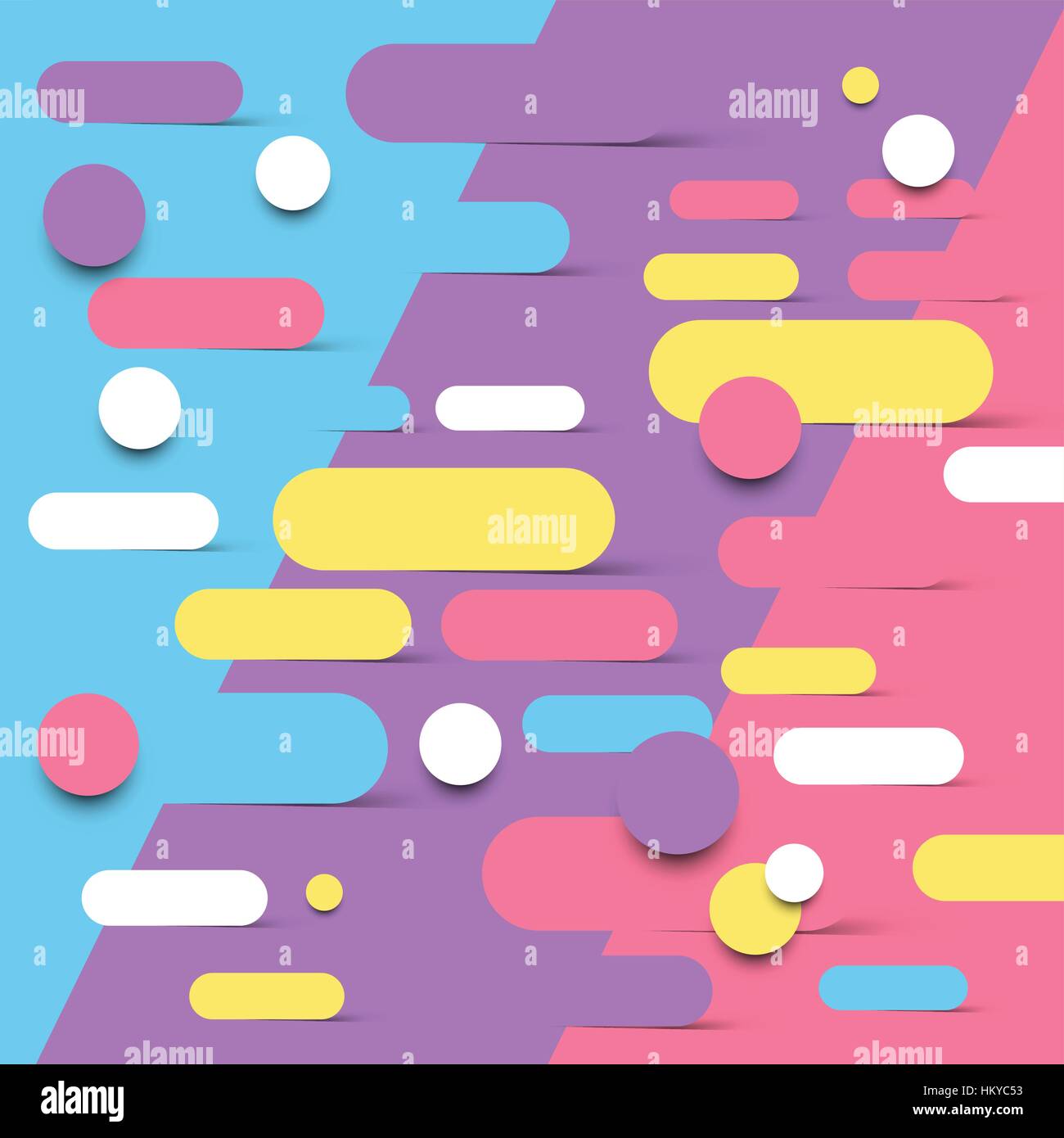 Abstract background design forme con fusione in ogni altro. Illustrazione Vettoriale Illustrazione Vettoriale