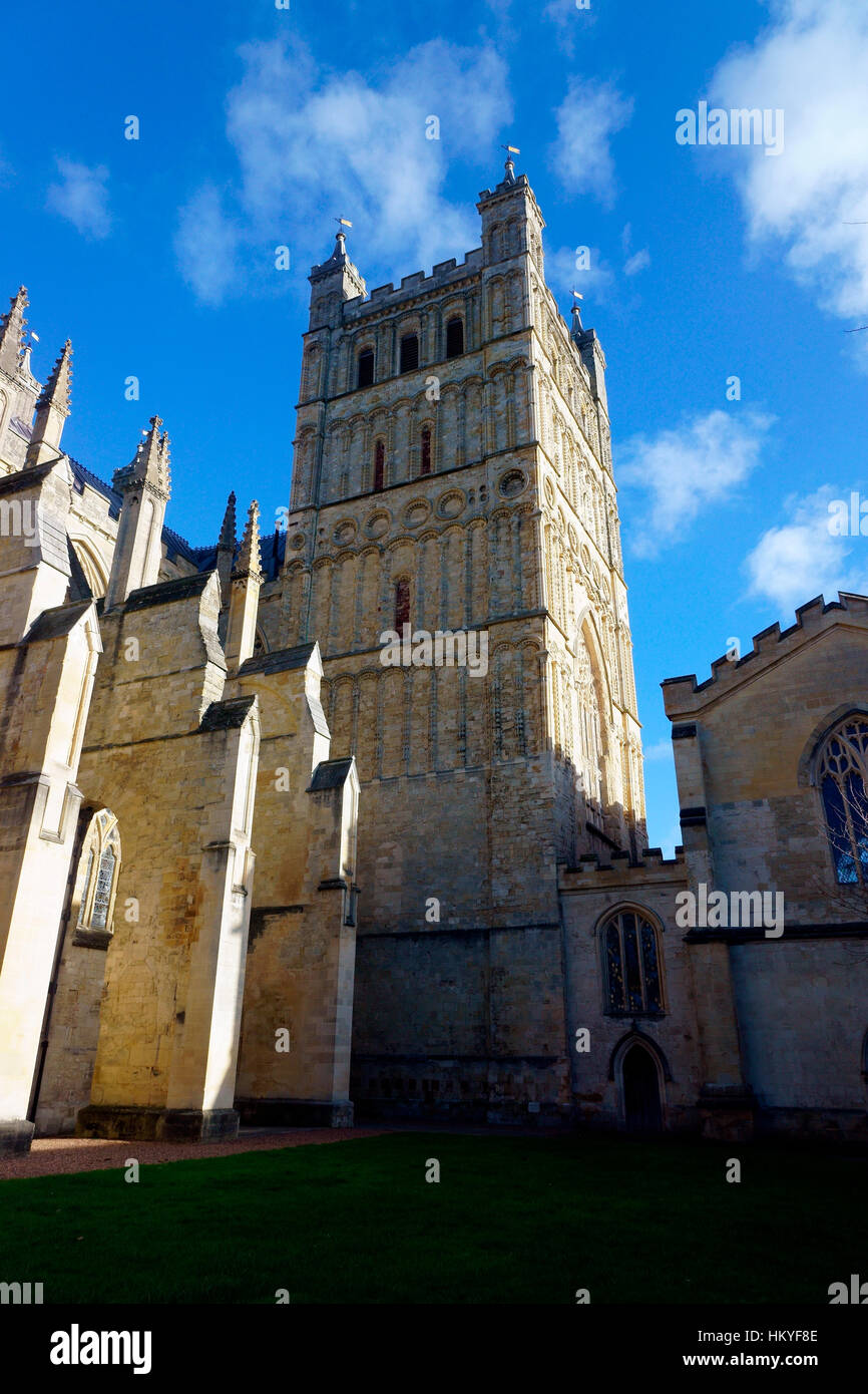 La Cattedrale di Exeter ST, Peter Foto Stock