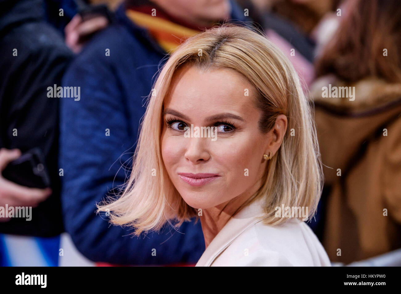 I giudici assiste il tappeto rosso arrivi per la Gran Bretagna ha talento su 29/01/2017 al London Palladium, . Persone nella foto: Amanda Holden. Foto Stock