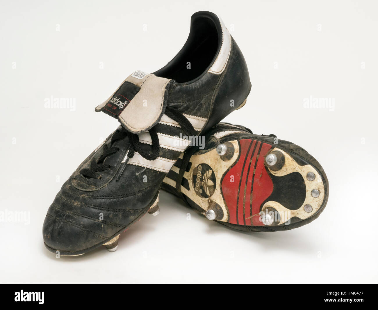 Addidas la Coppa del Mondo di calcio stivali. Foto Stock