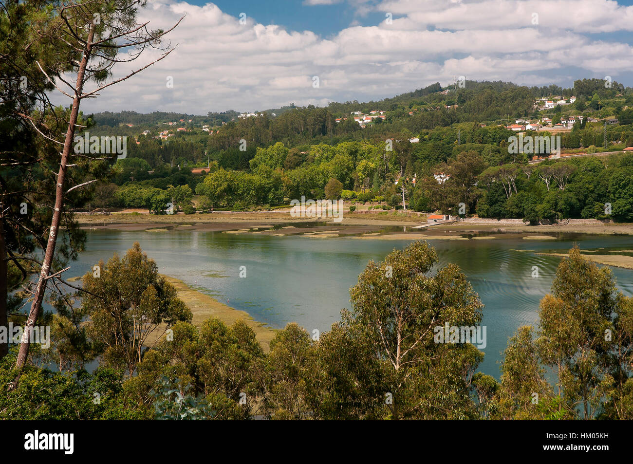 Estuario, Betanzos, La Coruña provincia, regione della Galizia, Spagna, Europa Foto Stock