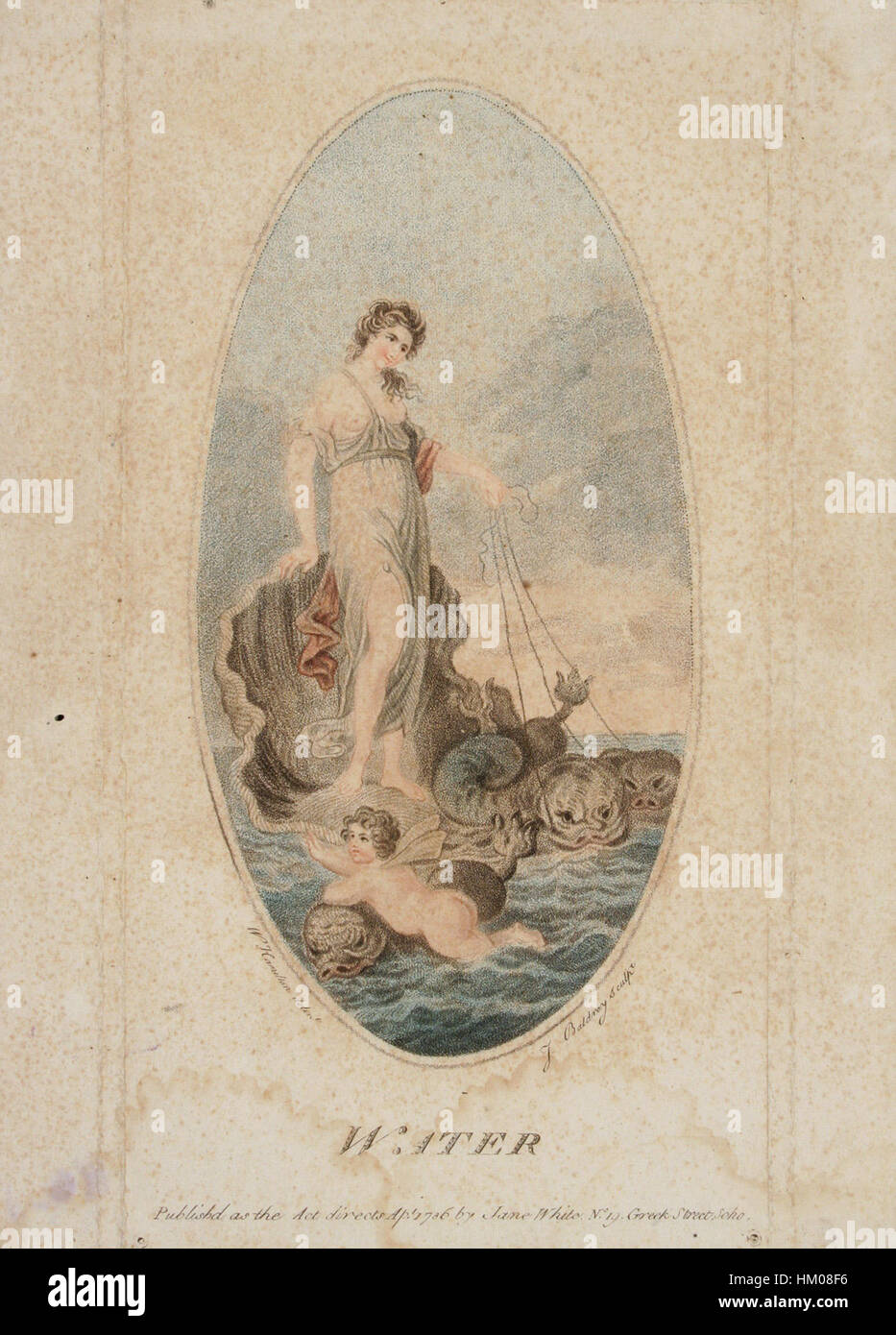 Un dipinto di John K. Baldrey intitolato "Voda", che rappresenta il suo approccio moderno alla cattura dell'acqua e del movimento. Il lavoro esplora temi di fluidità e luce, mescolando elementi astratti con tecniche realistiche. Foto Stock