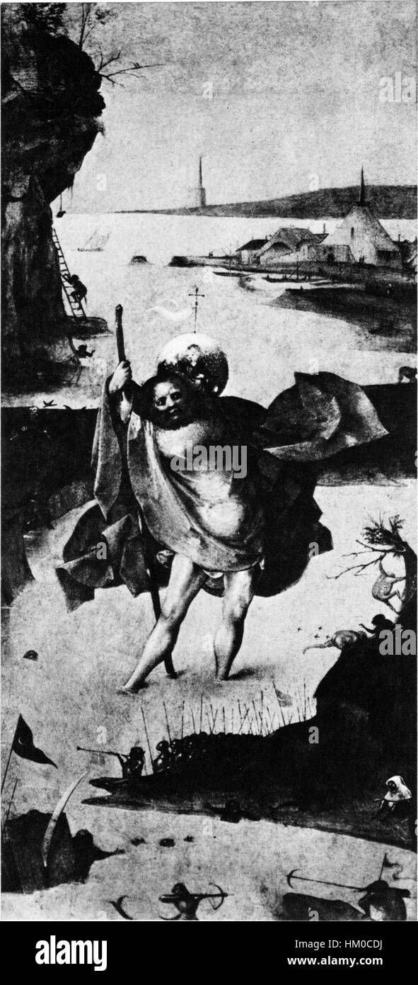 Questo lavoro di Hieronymus Bosch, noto per le sue scene fantastiche e dettagliate, riflette l'esplorazione dell'artista di temi religiosi e allegorici. Lo stile unico di Bosch contribuisce in modo significativo alla comprensione del pensiero e dell'arte medievale. Foto Stock Questo lavoro di Hieronymus Bosch, noto per le sue scene fantastiche e dettagliate, riflette l'esplorazione dell'artista di temi religiosi e allegorici. Lo stile unico di Bosch contribuisce in modo significativo alla comprensione del pensiero e dell'arte medievale. Foto Stock