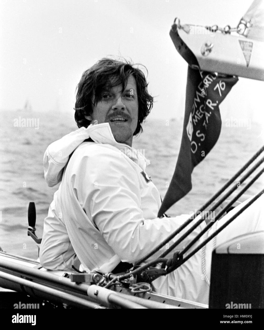 AJAXNETPHOTO. 5Giugno, 1976. PLYMOUTH in Inghilterra. - OSTAR 1976 - La 25FT voce italiana spirito di sorpresa è stato skipper di Ambrogio Fogar; entrata pensionati alle Azzorre con un cedimento strutturale. Foto:JONATHAN EASTLAND/AJAX REF:2760506 27 Foto Stock
