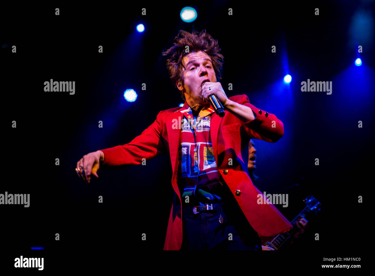 Milano, Italia. Il 31 gennaio, 2017. Gabbia l'Elefante eseguire live at Fabrique, Milano. Credito: Roberto Finizio/ Alamy Live News Foto Stock