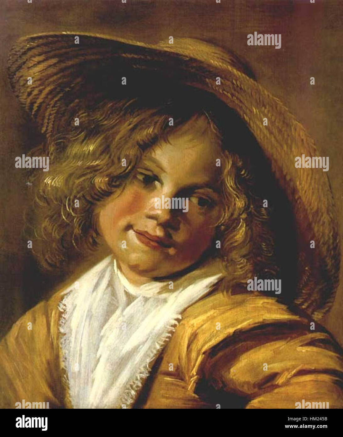 Judith Leyster testa di un bambino Foto Stock