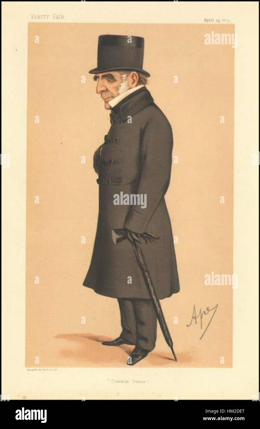 Questa illustrazione del 1874 di Joseph Warner Henley presenta una copertina di Vanity Fair, che cattura le dinamiche sociali e culturali del tempo. L'opera esemplifica l'abilità di Henley nella satira e nella caricatura, raffigurando personaggi importanti dell'epoca. Foto Stock