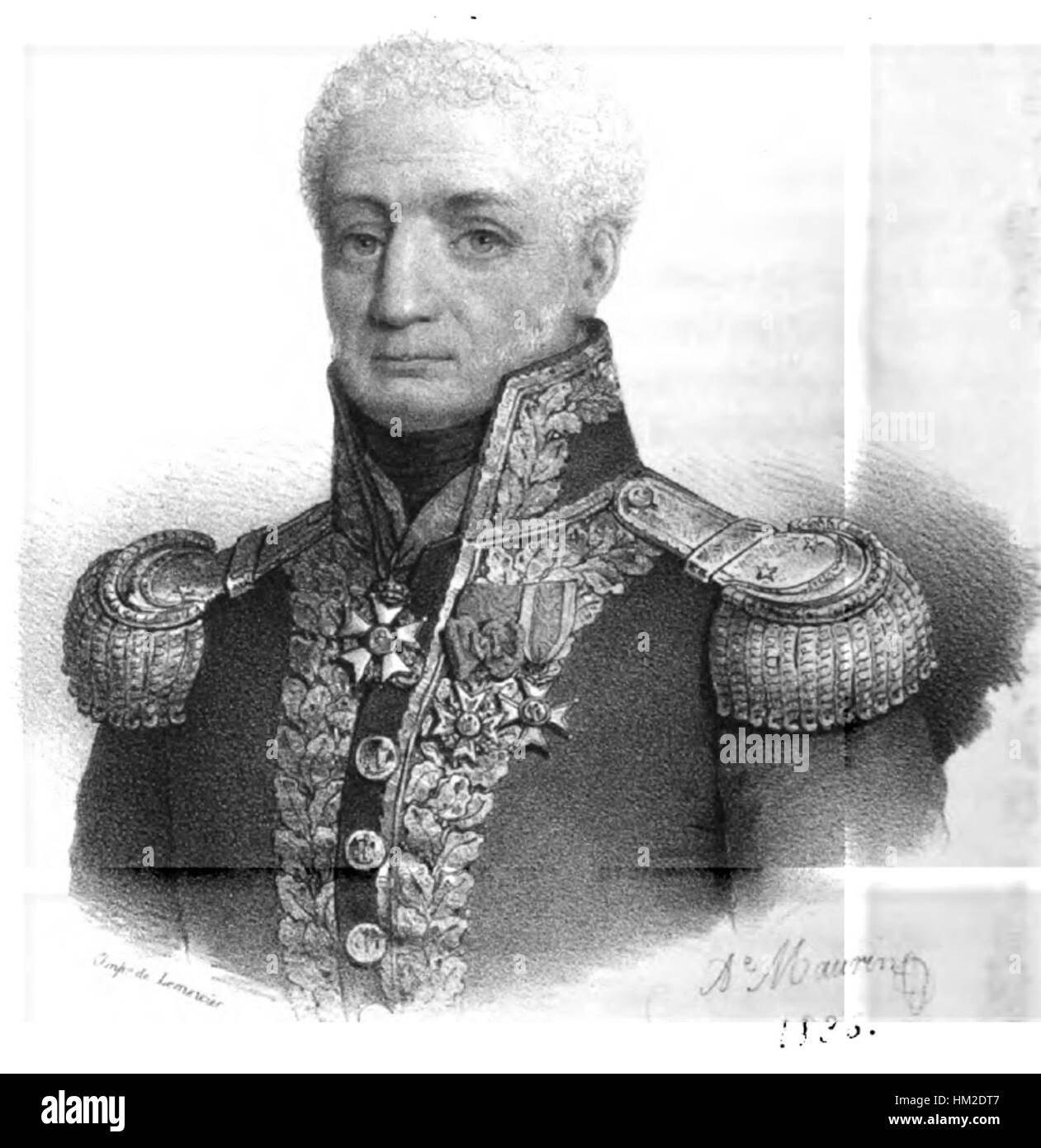 Joseph Collet e Antoine Maurin erano artisti francesi noti per le loro opere nel XVIII e XIX secolo. Le loro opere collaborative sono catturate in dipinti che esplorano temi di eventi storici e vita sociale durante il loro tempo. Foto Stock