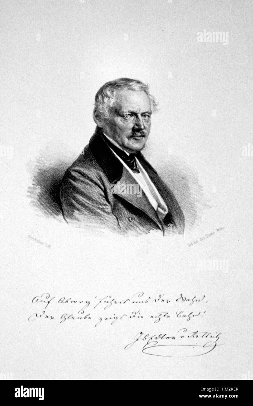 Johann Baptist von Rettich Litho Foto Stock