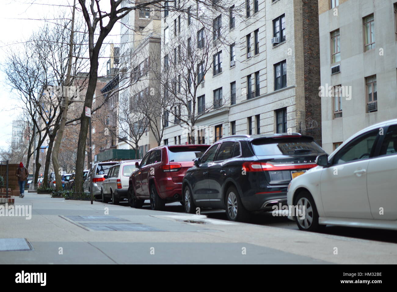 Upper West Side di New York street Foto Stock