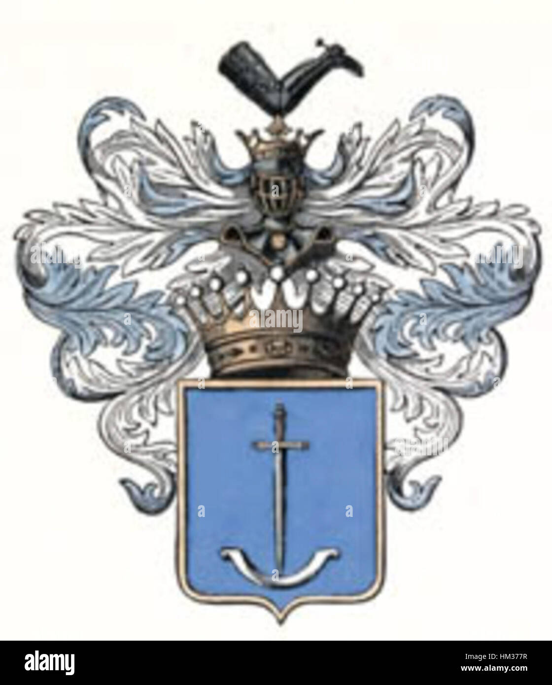 Questa opera d'arte di Jezierski mostra una rappresentazione dettagliata e complessa di un soggetto non specificato. Il pezzo riflette l'attenzione dell'artista per i dettagli e la maestria artistica. Foto Stock