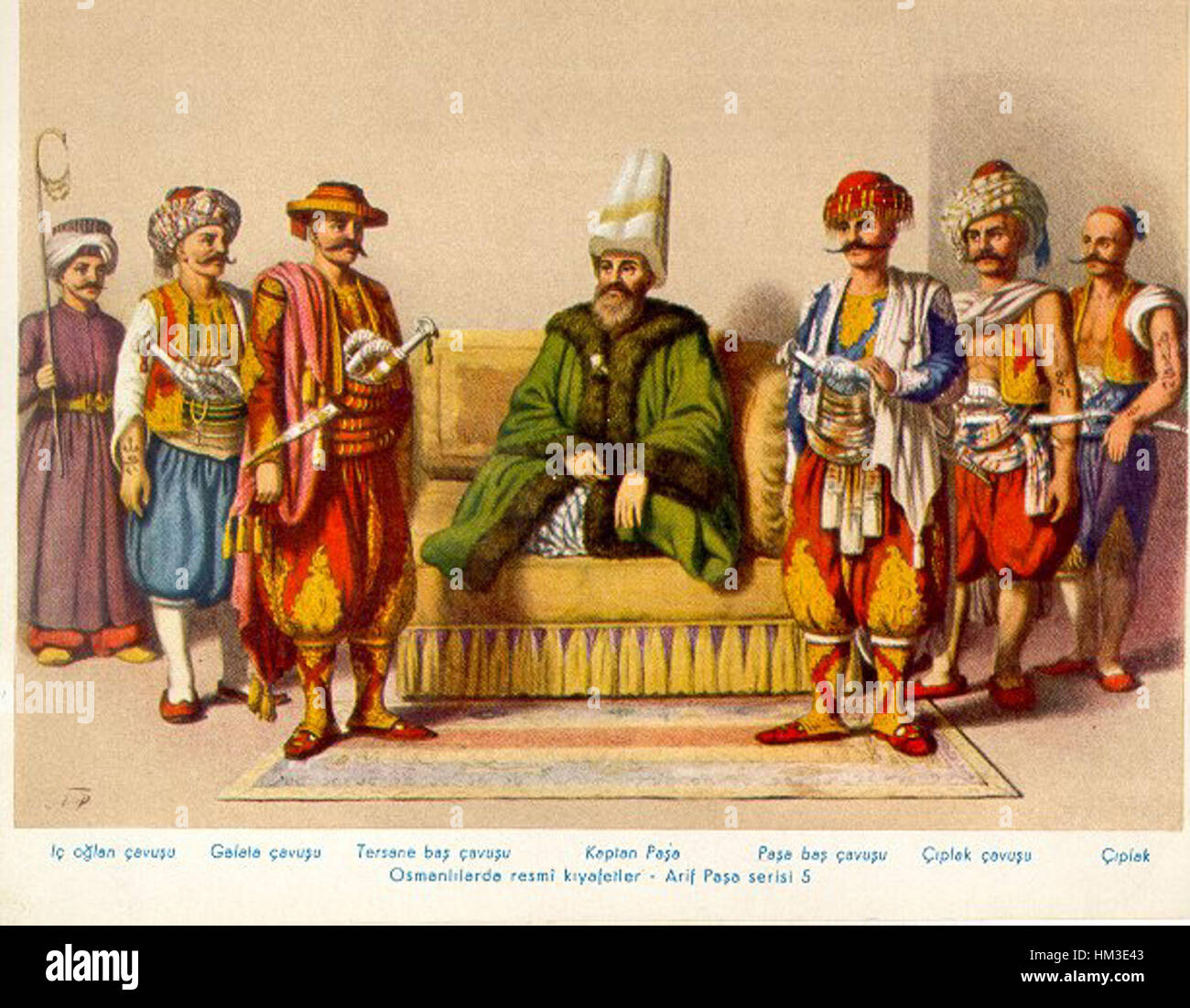 Kaptan Pasa è una figura storica, probabilmente associata all'Impero ottomano, anche se i dettagli sulla sua vita non sono ampiamente documentati. Il suo nome è spesso citato nell'arte storica come simbolo della leadership navale o militare durante l'espansione dell'impero. Foto Stock