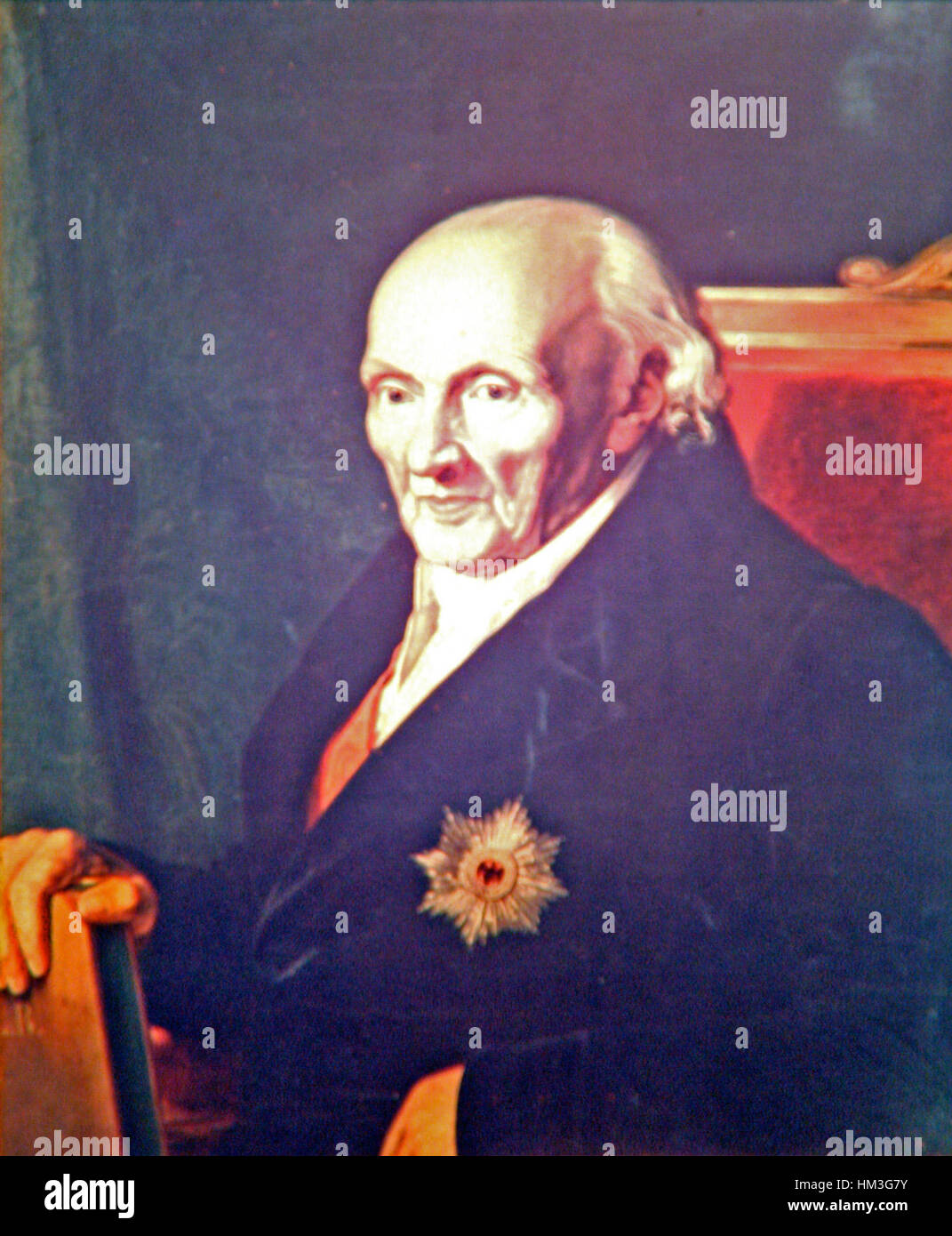 Heinrich Dietrich von Grolman da Carl Joseph Begas Foto Stock