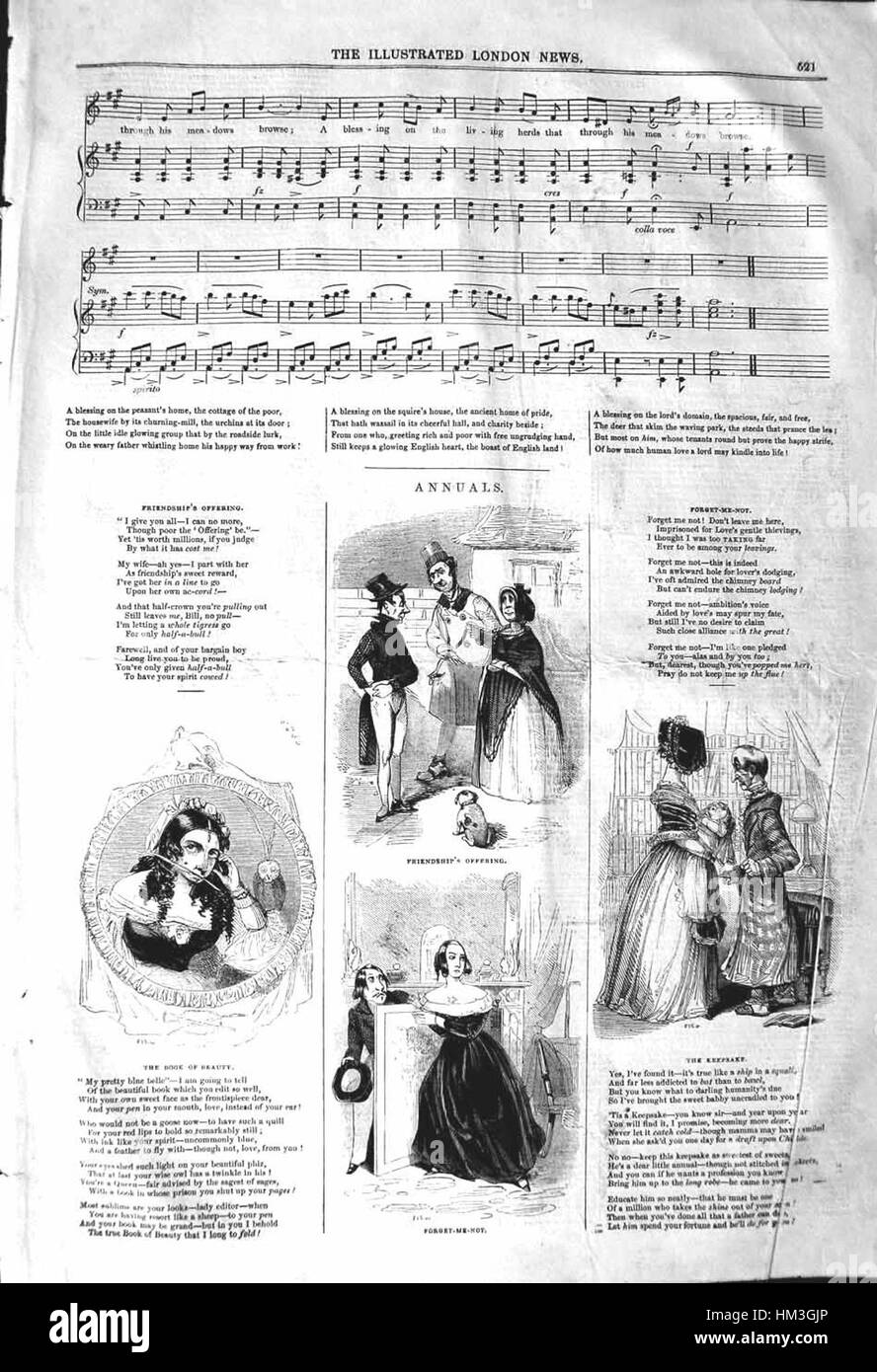 Questa pagina 1842 del The Illustrated London News (ILN) contiene illustrazioni e articoli che documentano gli eventi storici dell'epoca. Sottolinea l'importanza dei media di stampa nella documentazione delle notizie del XIX secolo. Foto Stock