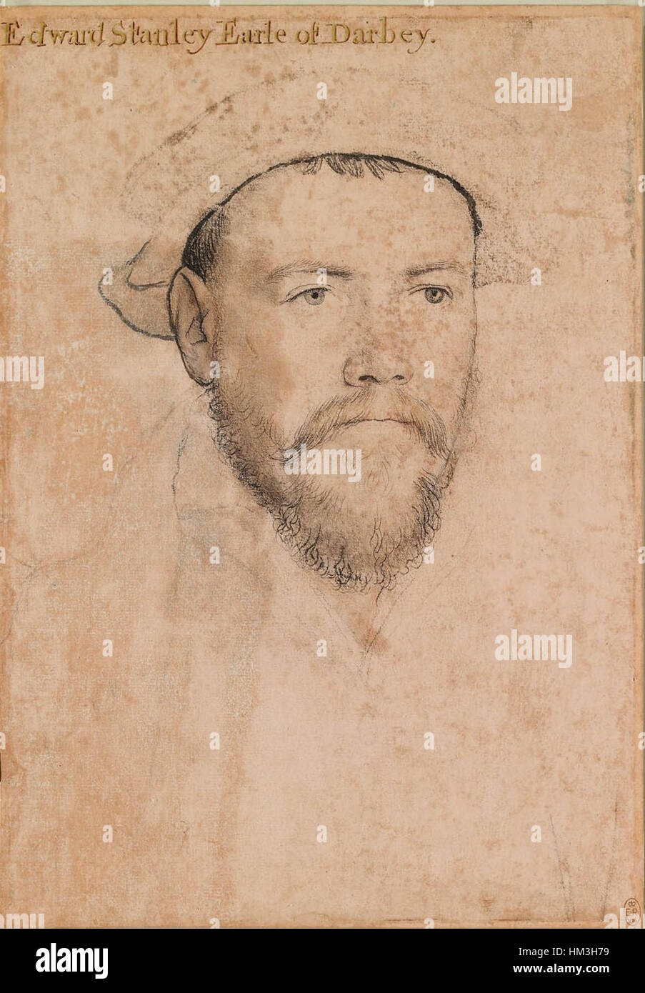 Hans Holbein il Giovane - Edward Stanley, 3° Conte di Derby RL 12243 Foto Stock
