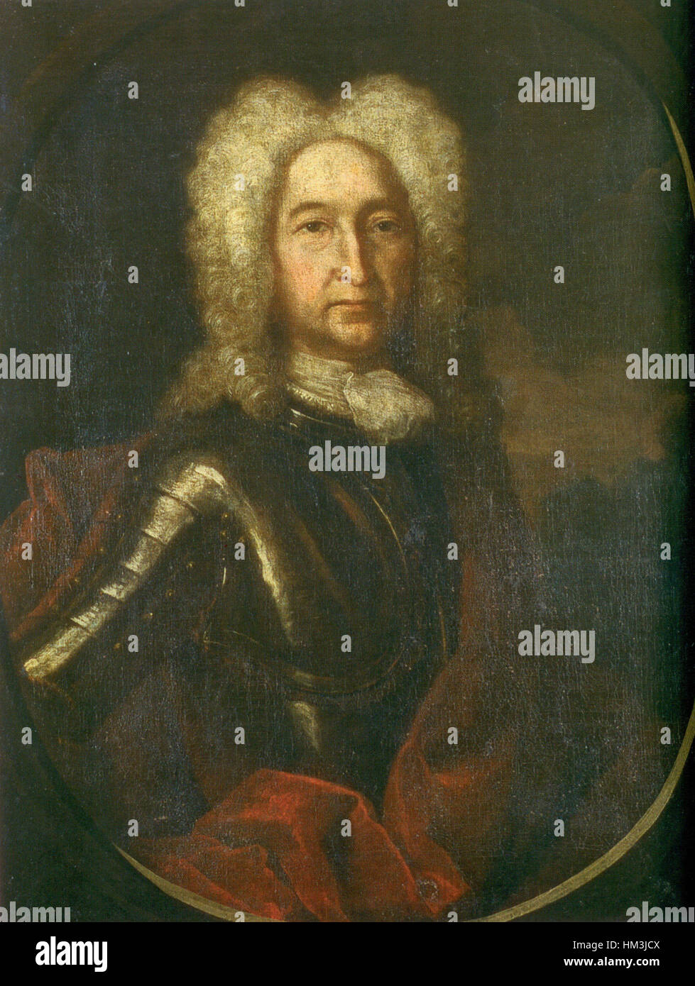 Golitsyn, un importante nobile e diplomatico russo, è noto per i suoi ritratti che enfatizzano sia la dignità aristocratica che l'influenza politica. Questo ritratto cattura la sua presenza dominante e l'abbigliamento formale, riflettendo la sua importanza nella società russa. Foto Stock