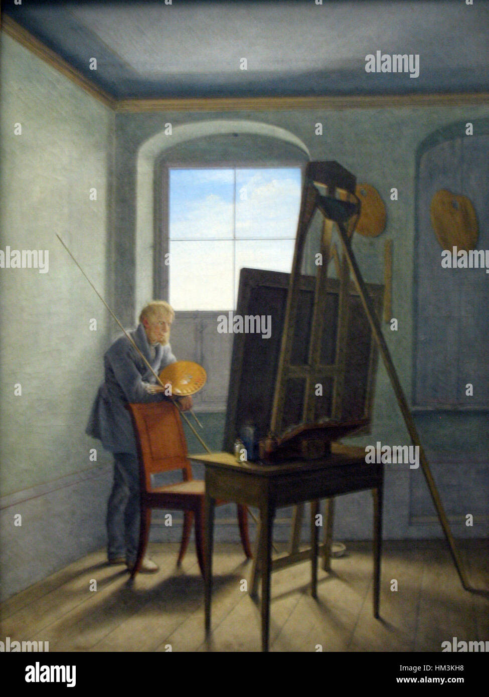 1812 Kersting Caspar David Friedrich im Atelier anagoria Foto Stock