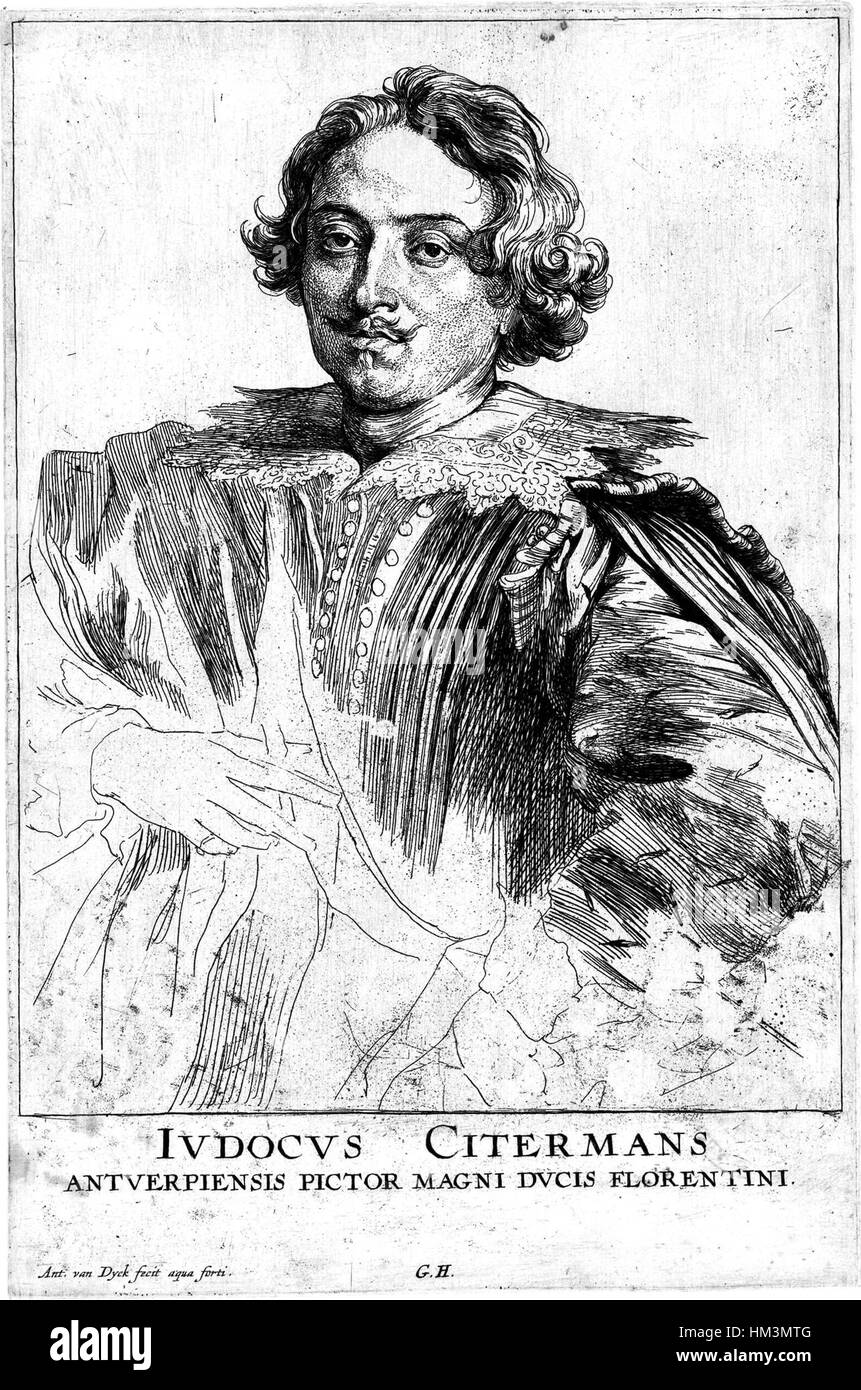 Justus Sustermans, da Anthony van Dyck Foto Stock