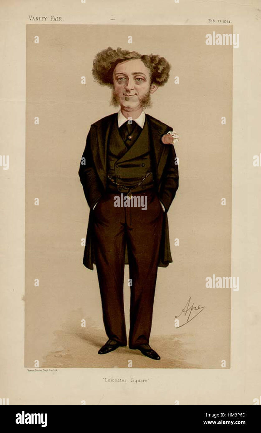 Albert concedere Vanity Fair 21 Febbraio 1874 Foto Stock