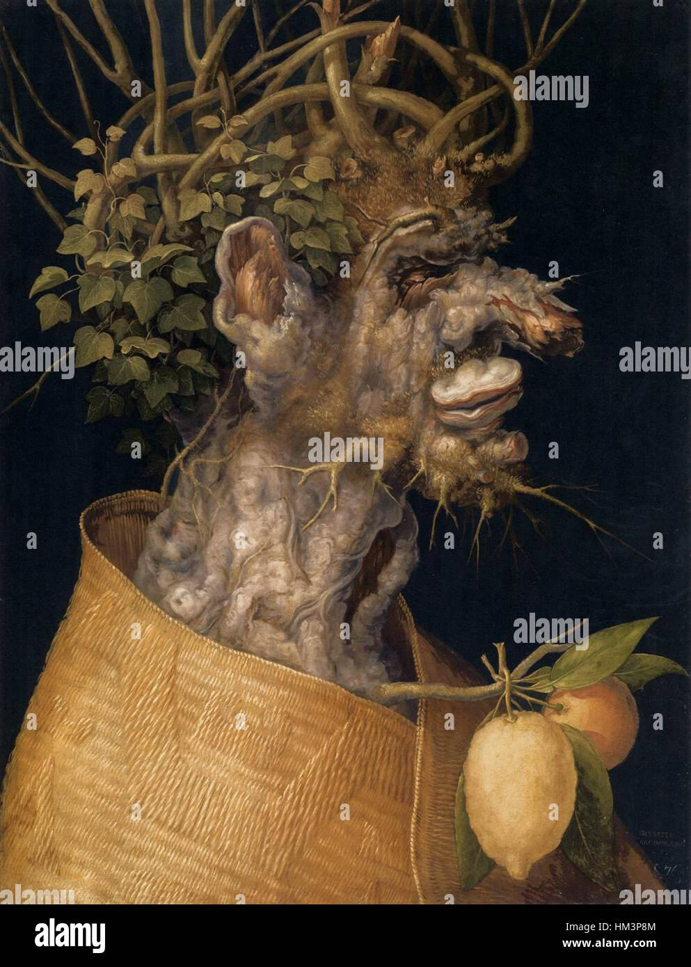 Giuseppe Arcimboldo - Inverno - WGA00808 Foto Stock