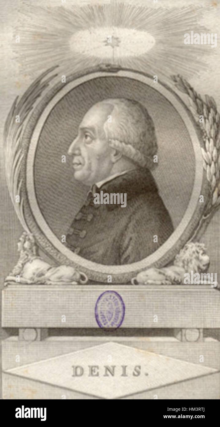 Johann Nepomuk Cosmas Michael Denis Foto Stock