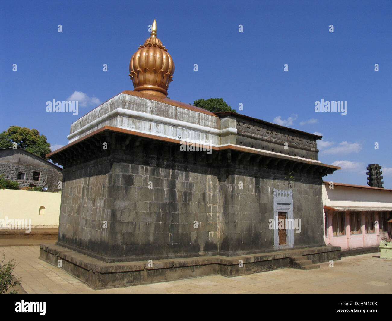 Tempio di Pratapgad, Maharashtra, India Foto Stock