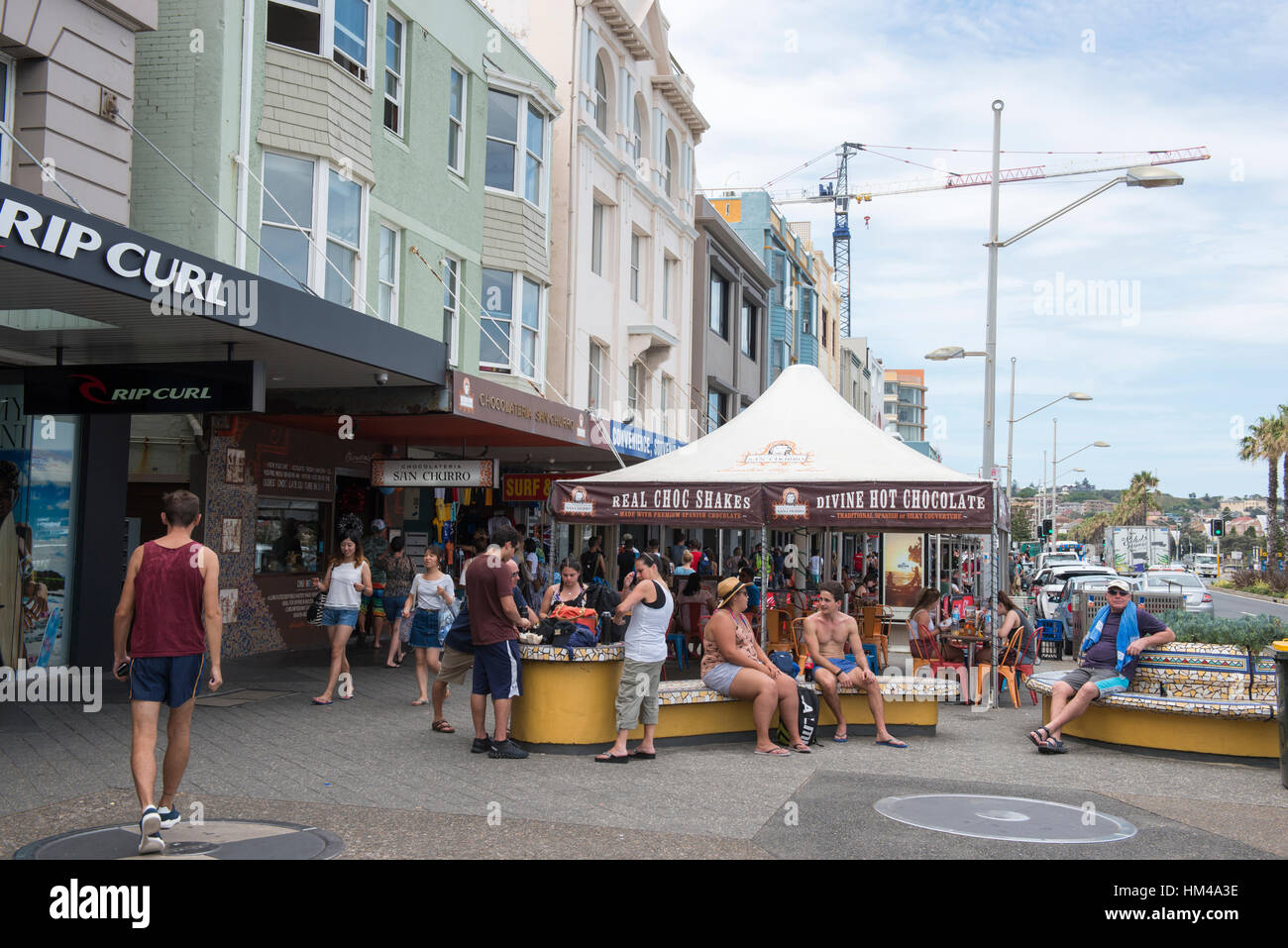 Campbell Parade di Bondi, Sydney, Nuovo Galles del Sud Australia Foto Stock