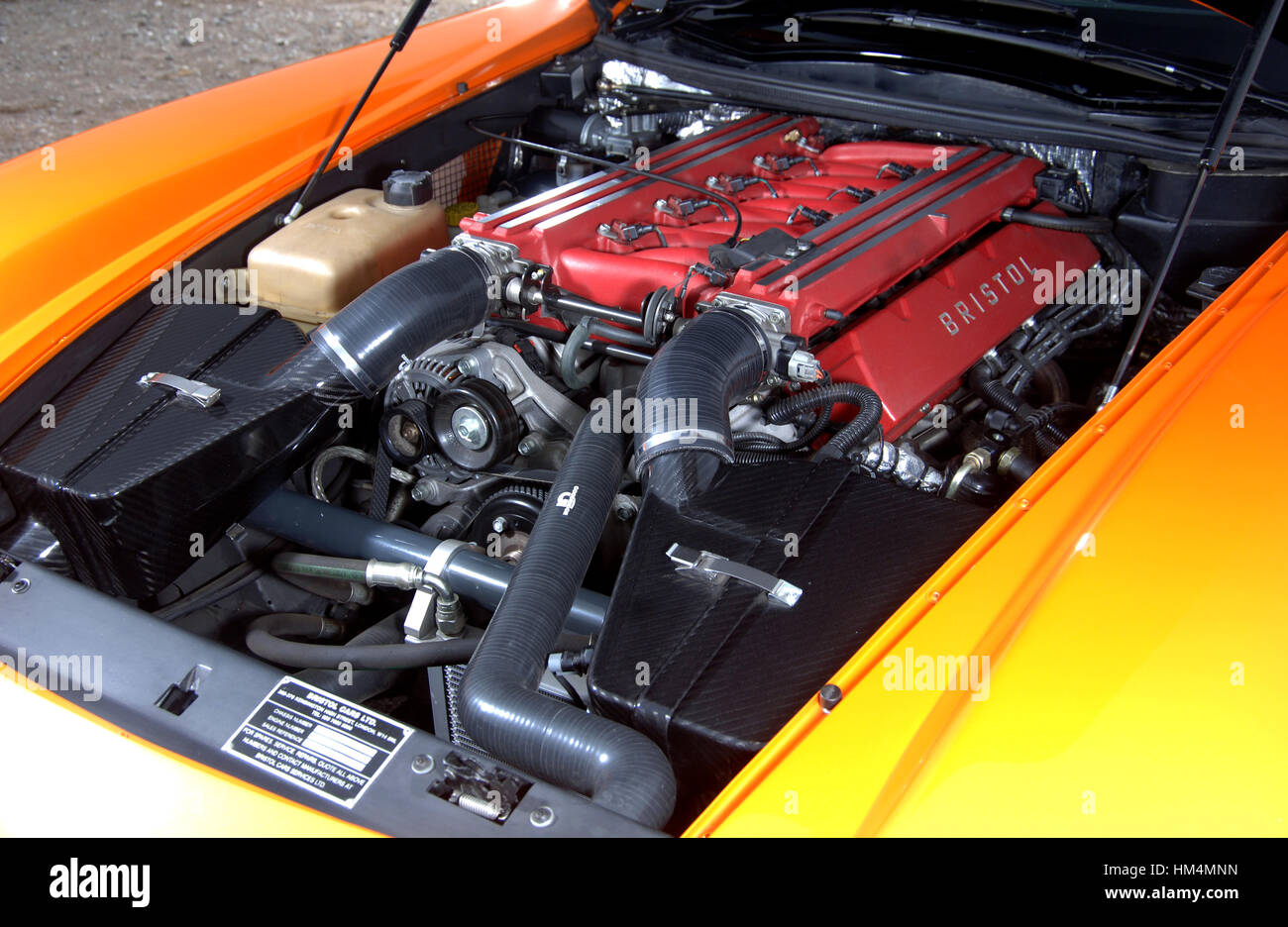 2008 Bristol Fighter, fatto a mano British super car con porta di gabbiano porte a battente Foto Stock