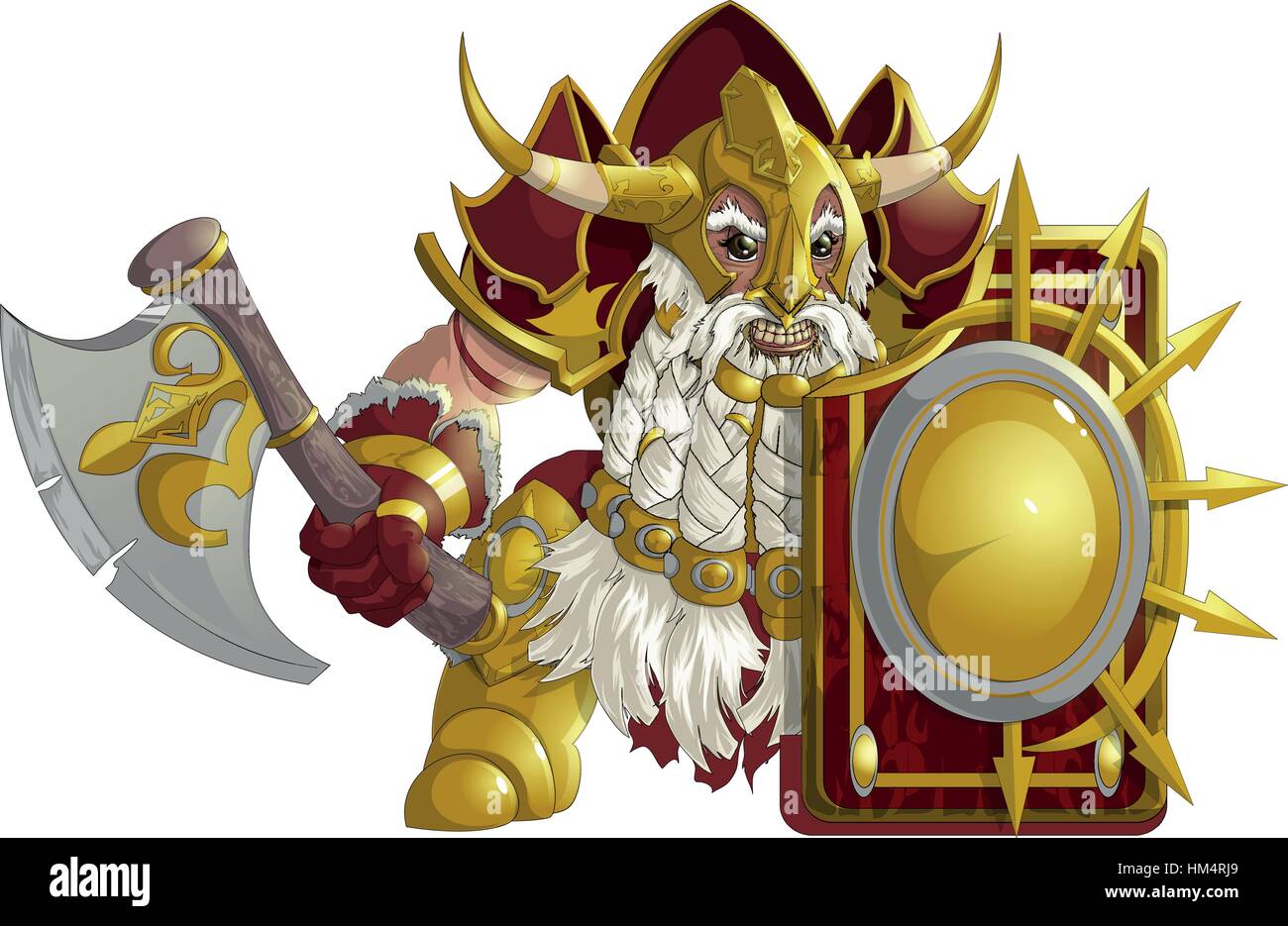 Mighty nana di fantasia Illustrazione Vettoriale