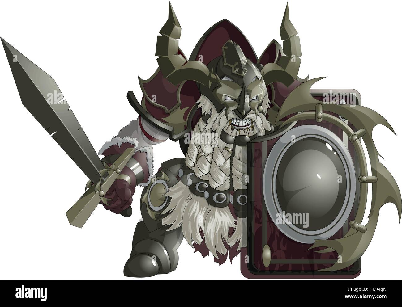 Mighty nana di fantasia Illustrazione Vettoriale