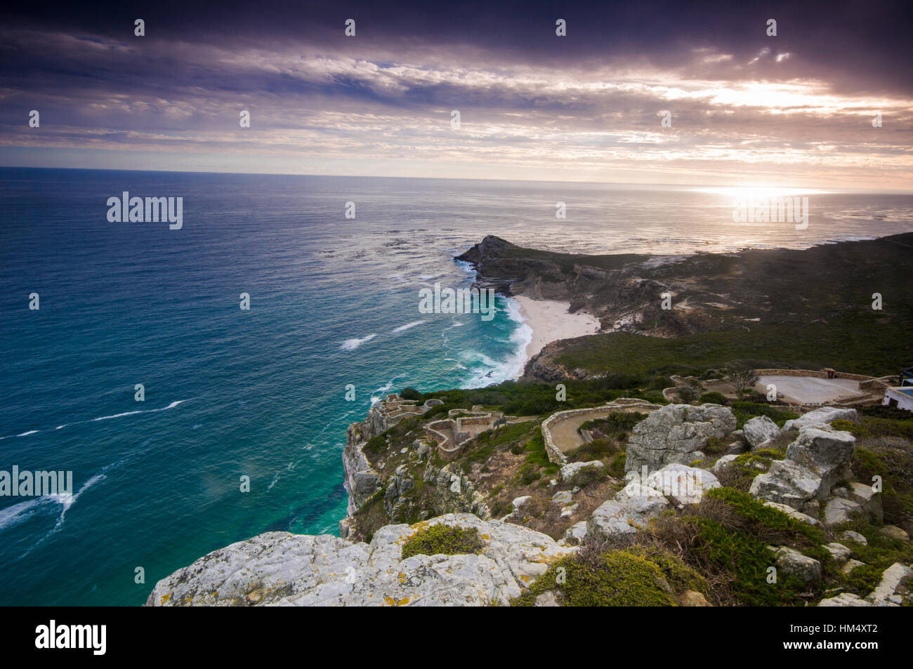 Platboom Bay, il Capo di Buona Speranza. Città del Capo, Sud Africa Foto Stock