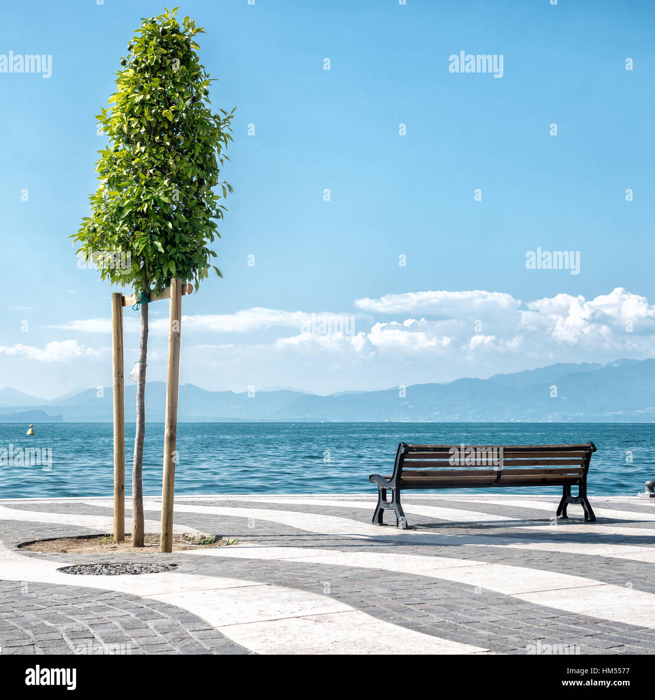 Lago di Garda Foto Stock