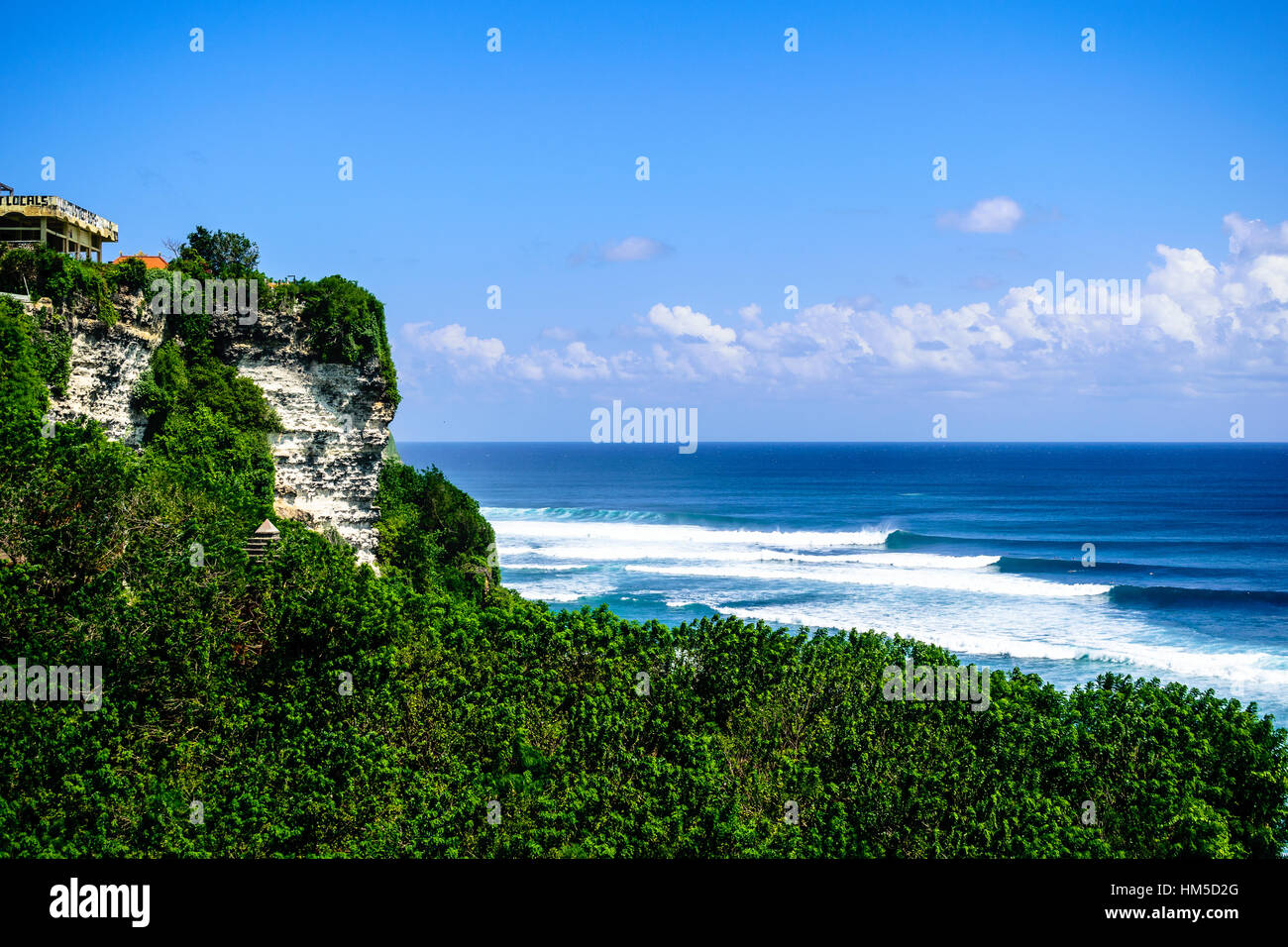 Onde bellissime a Uluwatu beach - Bali Foto Stock