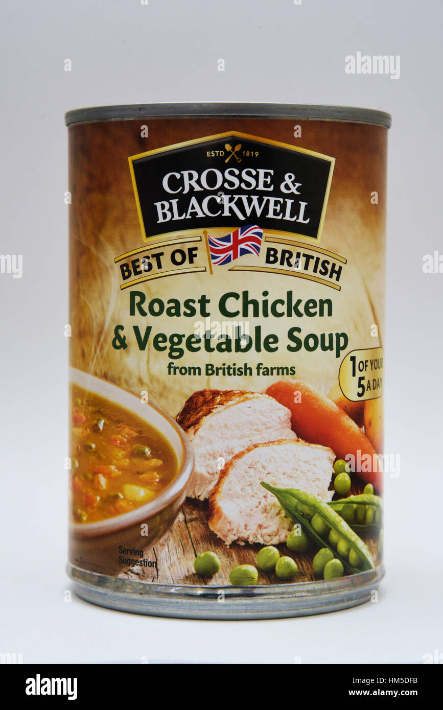 Crosse e Blackwell, Best of British, zuppa. Foto Stock