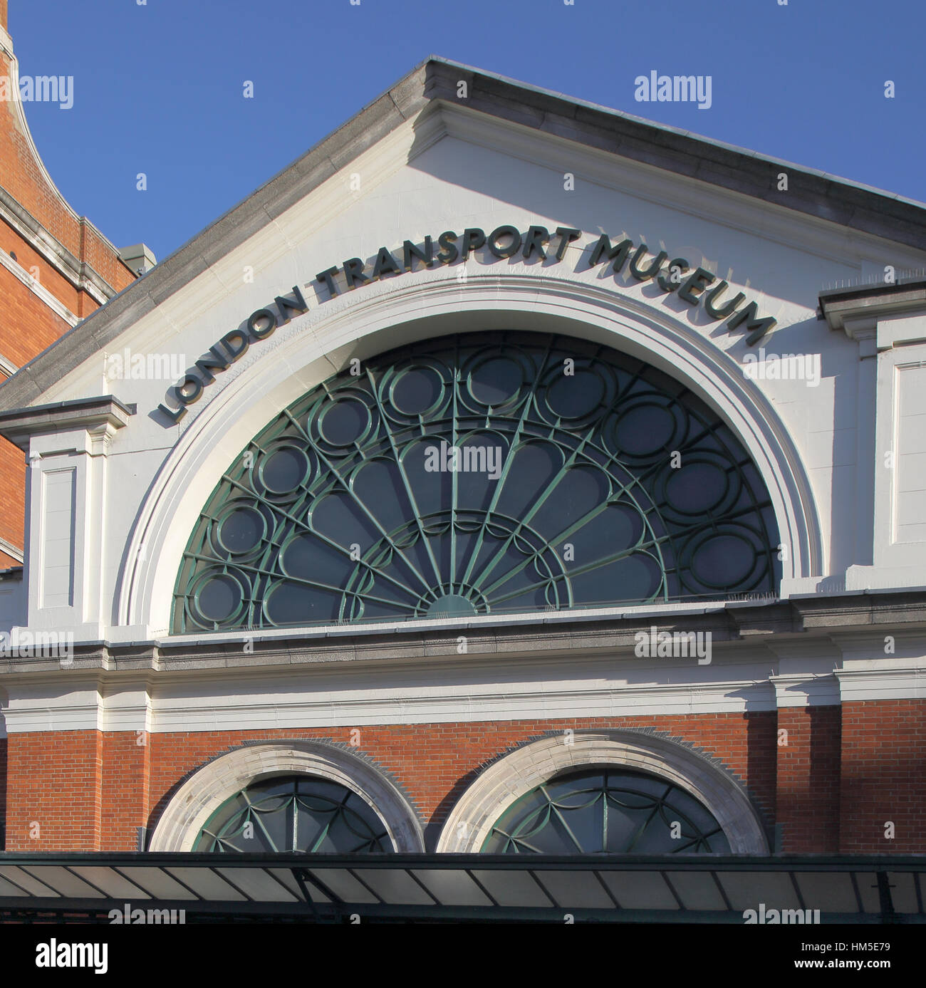 Museo dei Trasporti di Londra nel west end di Londra Foto Stock
